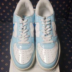baby blue bape shoes